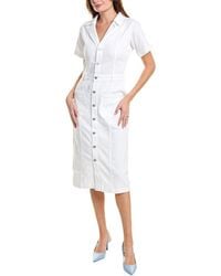7 For All Mankind - Patch Pocket Midi Dress - Lyst