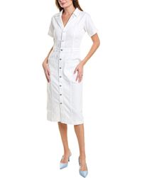 7 For All Mankind - Patch Pocket Midi Dress - Lyst