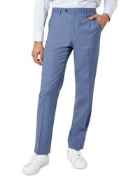 Sean John - Classic Fit Flat Front Suit Pants - Lyst