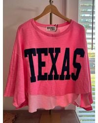 Bucketlist - Oversized Texas Cropped Sweatshirt - Lyst