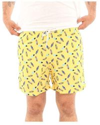 Yes-Zee - Yellow Polyester Swimwear - Lyst
