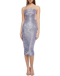 Nookie - Lumiere Sequined Midi Cocktail And Party Dress - Lyst