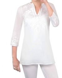 Gretchen Scott - Cotton Embroidered Tunic - Lyst
