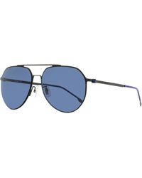 BOSS - Pilot Sunglasses B1404fsk Matte Black/blue 61mm - Lyst