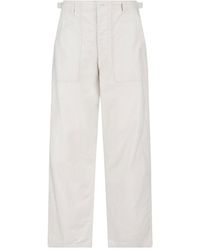 Kaptain Sunshine - Baker Straight-Leg Cotton Trousers - Lyst