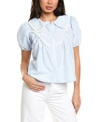 LUXE ALWAYS - Stripe Top - Lyst