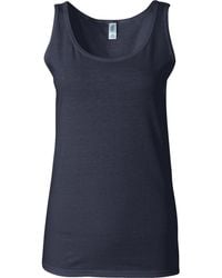 Gildan - Ladies Soft Style Tank Top Vest - Lyst