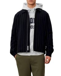 Les Deux - Como Coach Twill Pinstripe Jacket - Lyst