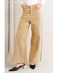 TRUEDAMES - Elegant Elevation Woven Twill Pants - Lyst