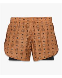 MCM - Monogram Print Shorts - Lyst