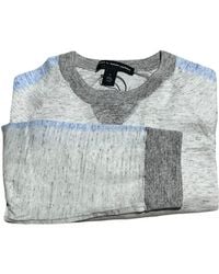 Autumn Cashmere - Colorblock Raglan Crewneck Long Sleeve Sweater - Lyst