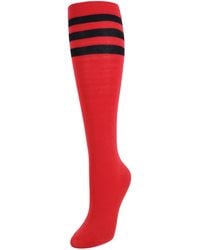 CTM - Julietta Fashion Knee-High Striped Socks (1 Pair) - Lyst