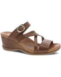 Dansko - Ana Strappy Slide Wedge Sandal - Lyst