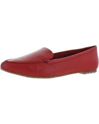 Me Too - Audra Leather Pointed Toe Loafers - Lyst