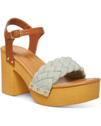 Madden Girl - Dani Faux Leather Studded Platform Sandals - Lyst
