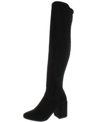 BarIII - Gabrie Faux Leather Round Toe Over-the-knee Boots - Lyst