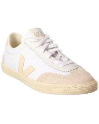 Veja - Volley Canvas & Leather Sneaker - Lyst