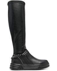 Liu Jo - Cleo 19 Polyurethane Chain Accent Boots - Lyst