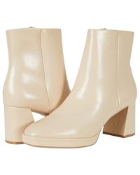 Chinese Laundry - Dodger Boots Cream Soft Zipper Ankle Bootie Jobb696 - Lyst