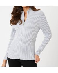 French Kyss - Braided Zip Up Jacket - Lyst