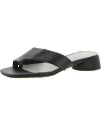 Franco Sarto - Leria Leather Slip On Slide Sandals - Lyst