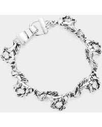 Fashnzfab - Antique Metal Horse Magnetic Bracelet Antique - Lyst