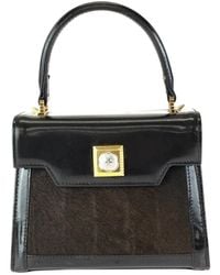 Versace - Sunburst Pony Hair Handbag - Lyst