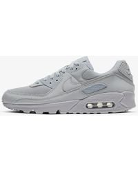 Nike - Air Max 90 Cn8490 Sneakers Wolf Leather Casual Lifestyle Shoes - Lyst