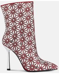 LONDON RAG - Precious Mirror Embellished High Ankle Boots - Lyst