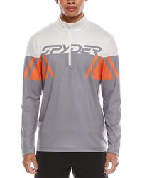 Spyder - Podium 1/2-Zip Mock Neck Baselayer Pullover - Lyst