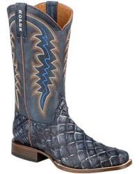 Roper - Big Pirarucu Fish Embossed Leather Boot - Lyst