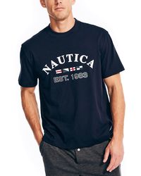 Nautica - Knit Graphic T-shirt - Lyst
