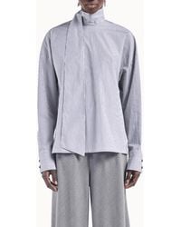 Maria McManus - Scarf Long Sleeve Blouse - Lyst
