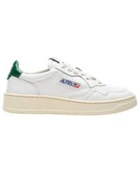 Autry - Medalist Leather Low-Top Sneakers, Brand Size 40 Us - Lyst