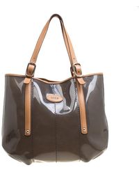 Tod's - Pvc And Leather Tote - Lyst