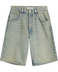 sunflower - Super Wide Denim Shorts With Classic Five-Pocket Styling - Lyst