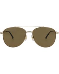dunhill - Aviator-Frame Metal Sunglasses - Lyst