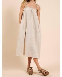 Sadie & Sage - Mojave Tie Strap Midi Dress - Lyst