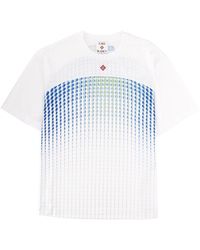 CASABLANCA - Printed Crew Neck T-Shirt - Lyst