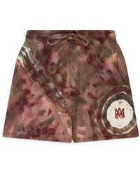 Amiri - Clay Ma Tie Dye Cashmere Shorts - Lyst