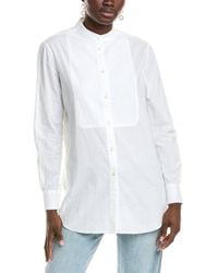 Officine Generale - Officine Generale Amelia Bib Seersucker Shirt - Lyst
