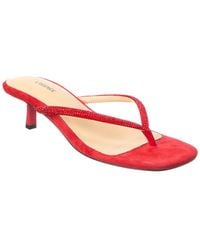 L'Agence - Horetense Suede Sandal - Lyst