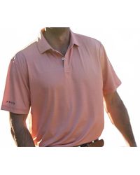 AVID - Apex Mainline Micro Stripe Polo - Lyst