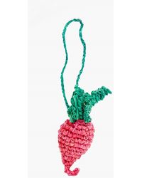 Clare V. - Raffia Crochet Fob - Lyst