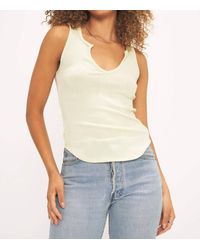 Project Social T - Madly Rib Notch Tank Top - Lyst