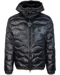 Blauer - Hooded Quilted Puffer Jacket - Lyst