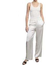 Enza Costa - Military Rib Slim Tank - Lyst