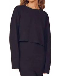 Cossac - Basic Organic Cotton Crop Wide Top - Lyst