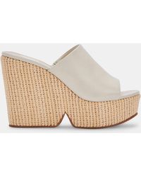 Dolce Vita - Gilma Wedges Ivory Leather - Lyst