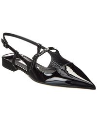 Jimmy Choo - Didi Patent Slingback Flat - Lyst
